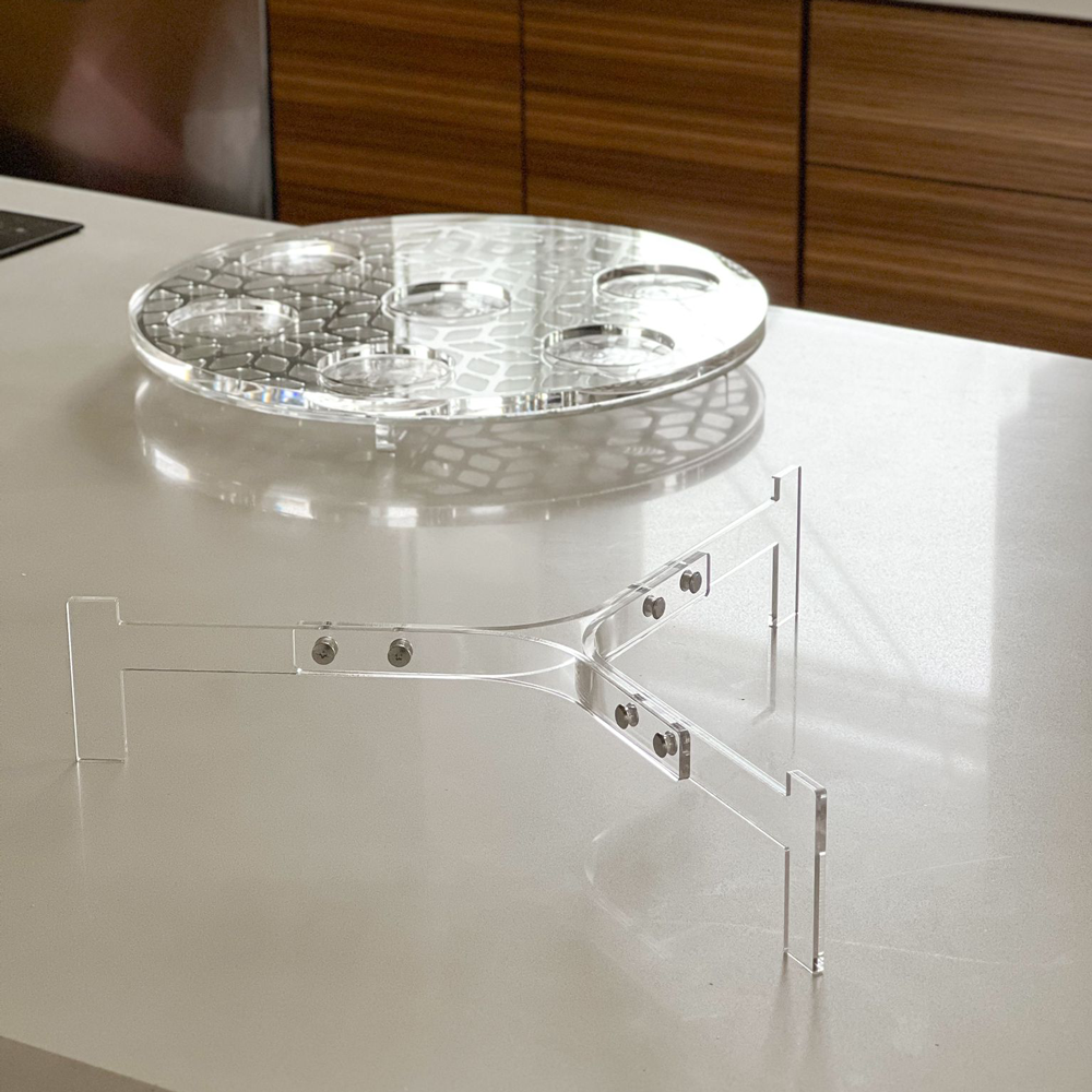 Lucite Display Stand for Seder Plate