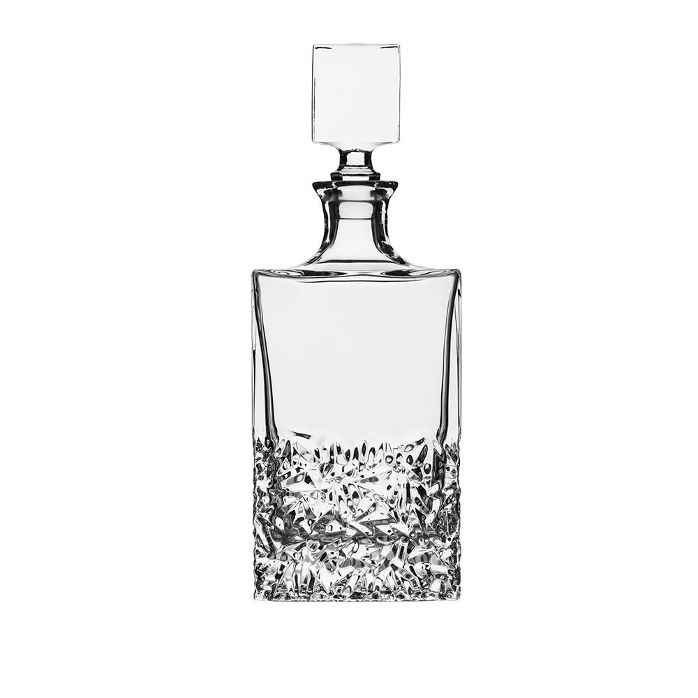 Detailed Designed Crystal Decanter with 6 Cups Set