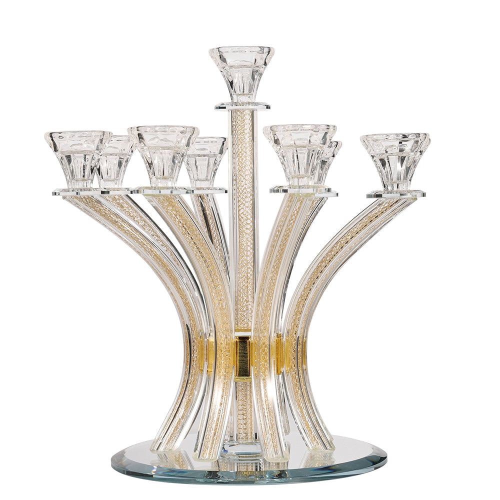 Crystal Candelabra with Inner Net Design 9 Arms