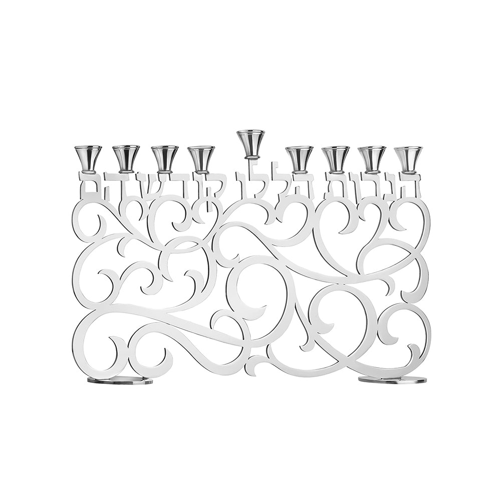 Aristocratic Alphabet Candle Menorah