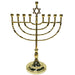 Aristocratic Metal Star of David Menorah