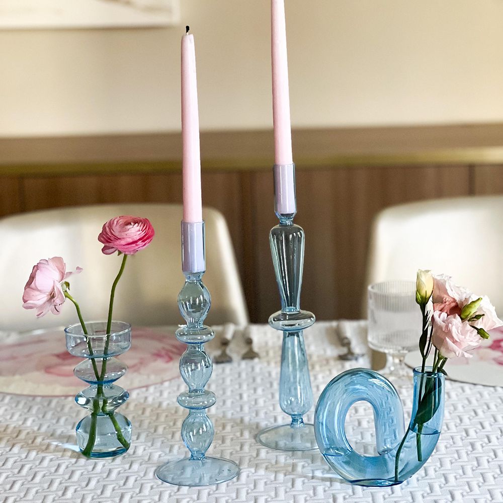 Glass Twist Vase