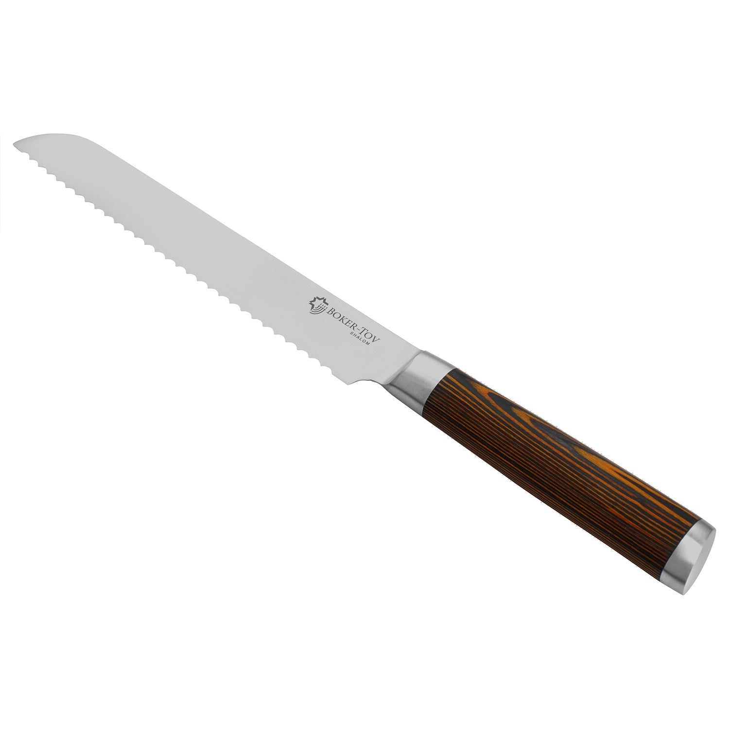 Bread Knife with Pakkawood Handle