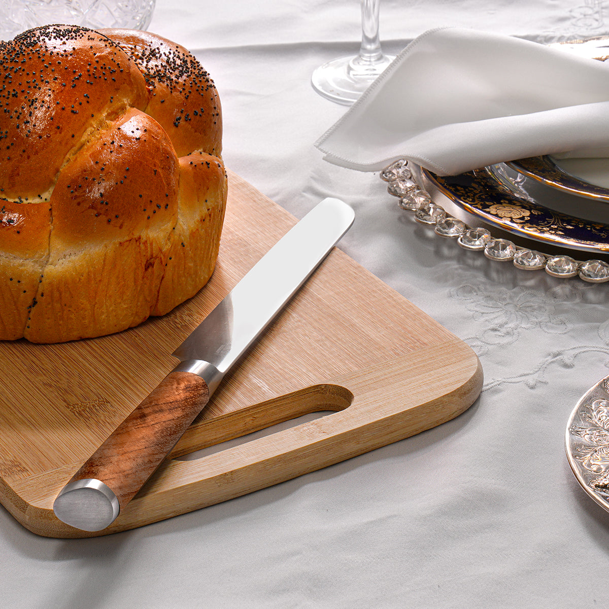 Bread Knife with Sandalwood Handle