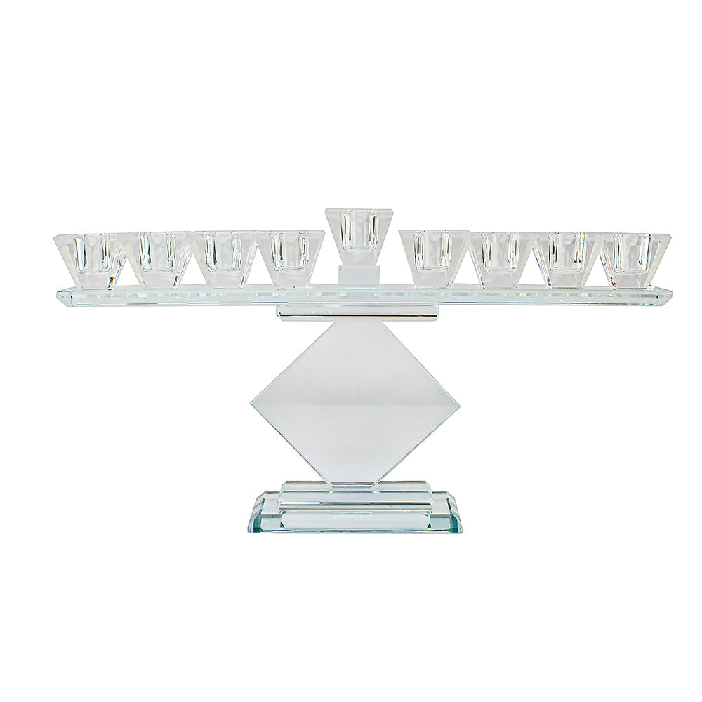 Classical Crystal Menorah