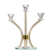 Crystal Candelabra with Inner Net Design 3 Arms