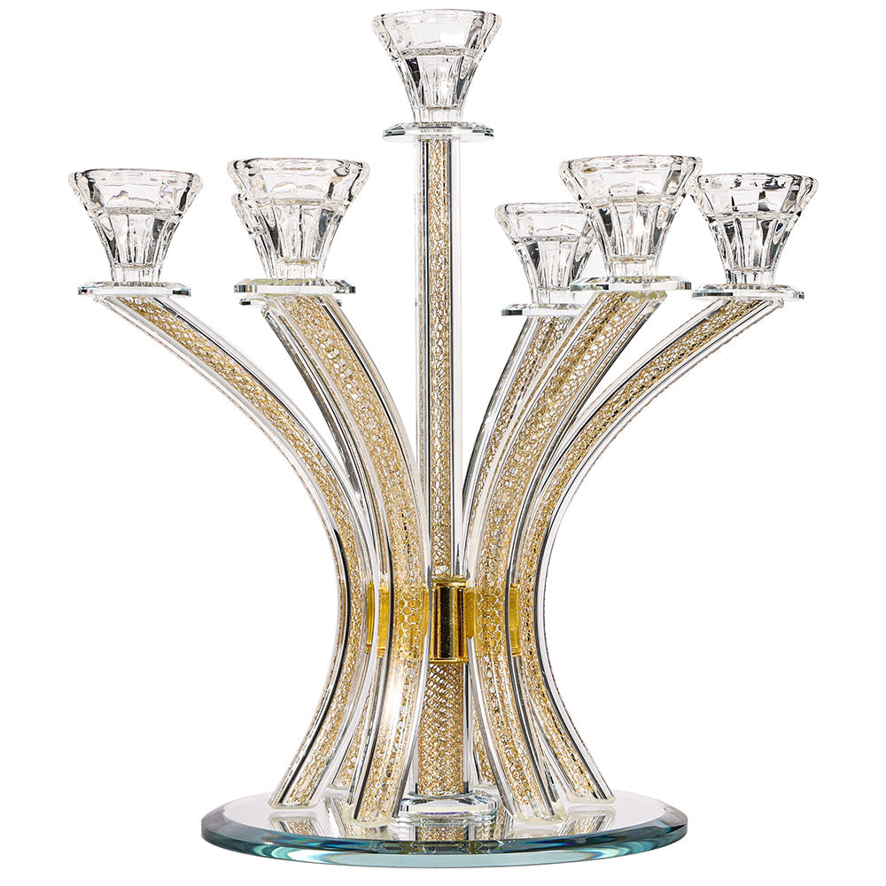 Crystal Candelabra with Inner Net Design 7 Arms