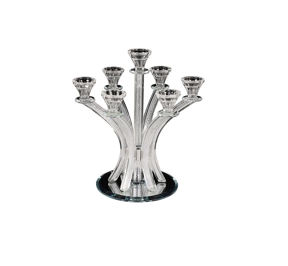 Crystal Candelabra with Inner Net Design 7 Arms