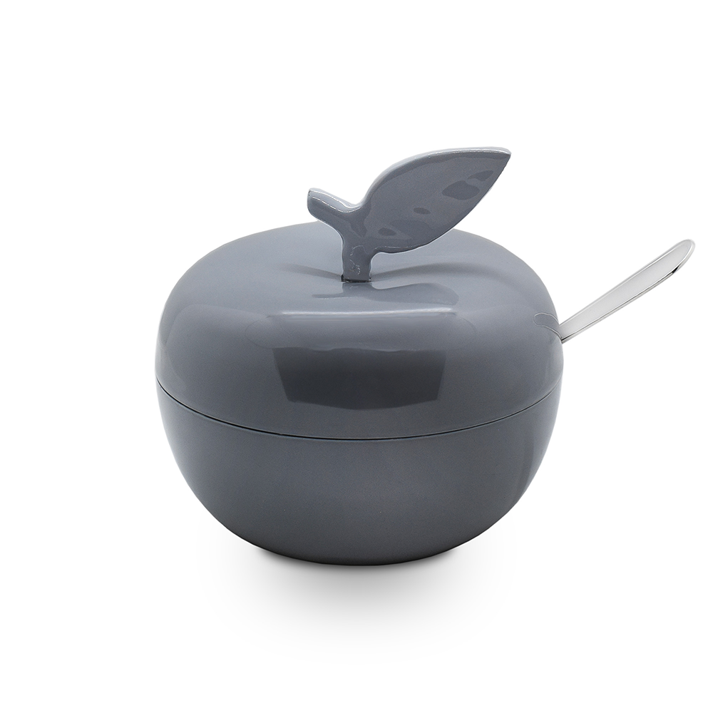 Enamel Apple Shaped Honey Dish