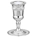 Exquisite Silver Plated Kiddush Cup with Coordinating Tray