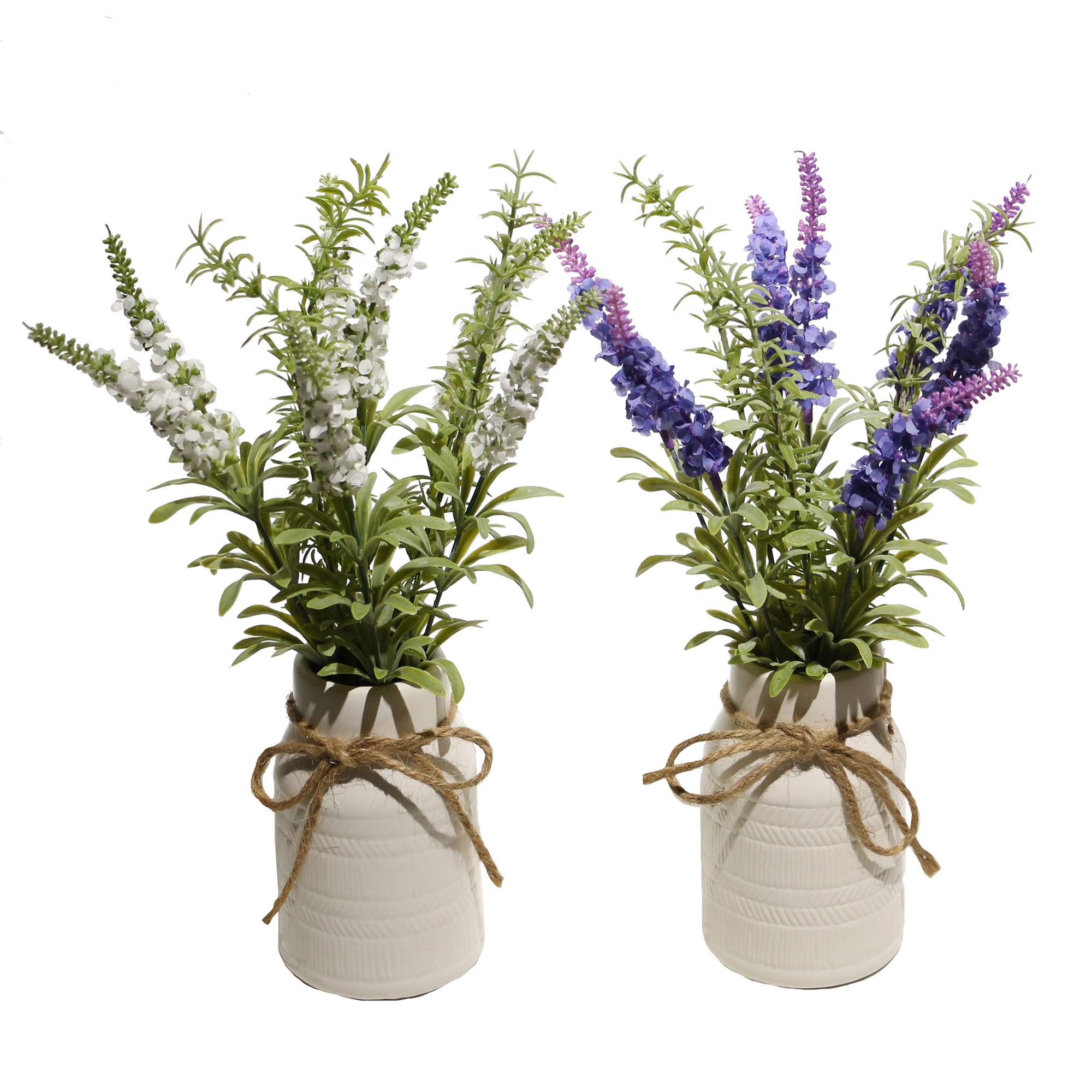 Lavender Bouquet in Ceramic Pot