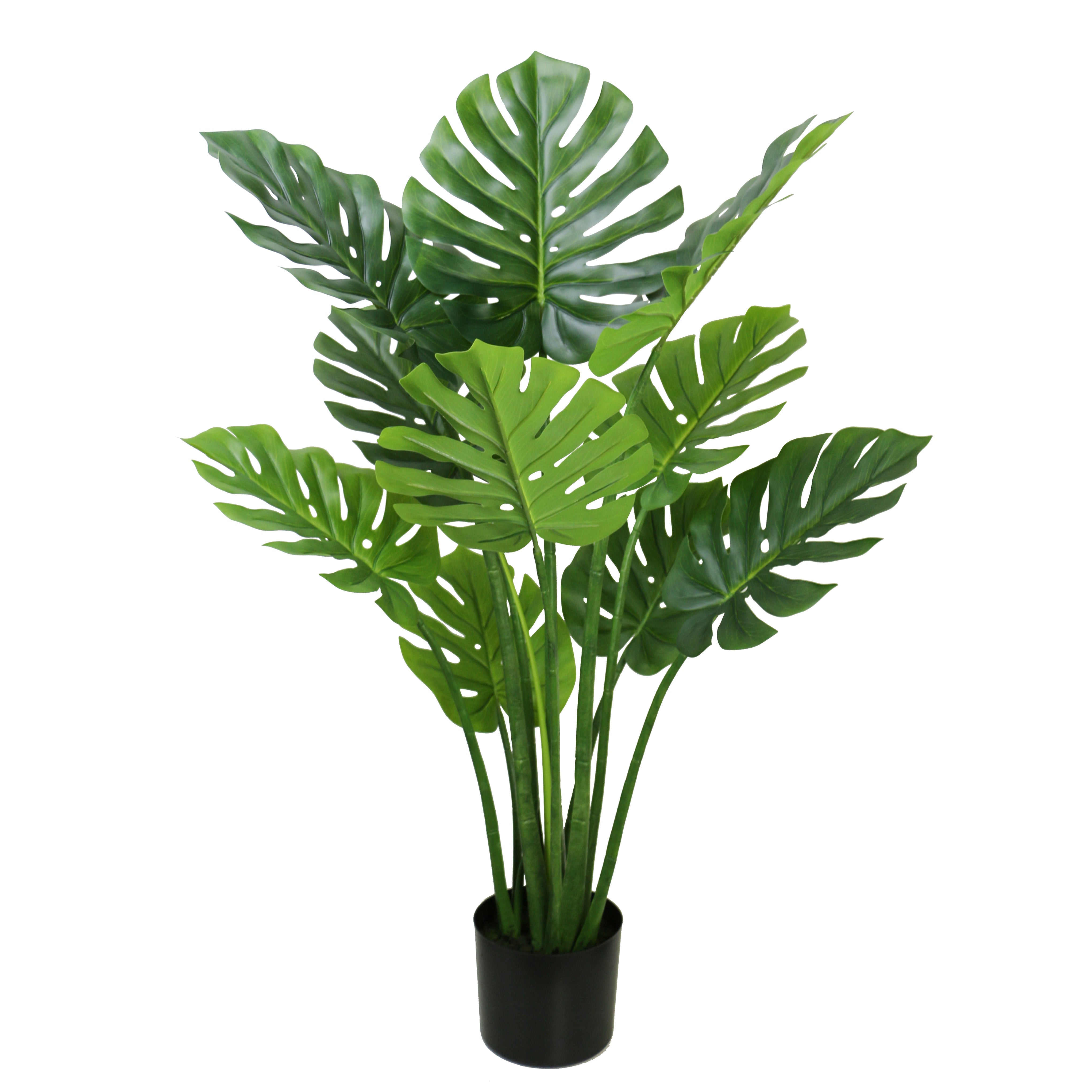 Lifelike Monstera Bonsai Leaves Tree Plant - Standard