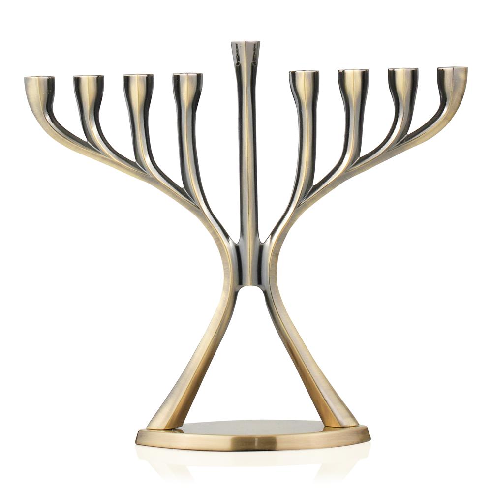 Elegant Metal Menorah
