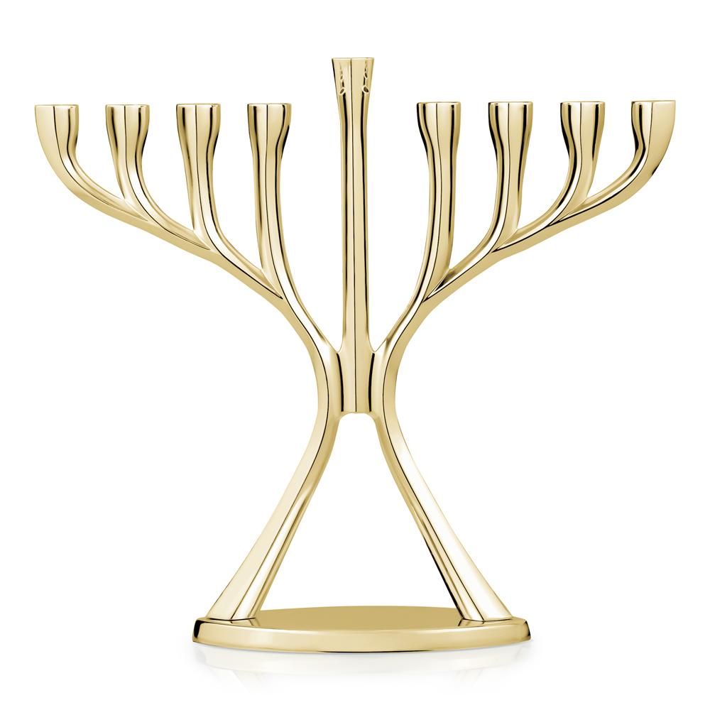 Elegant Metal Menorah