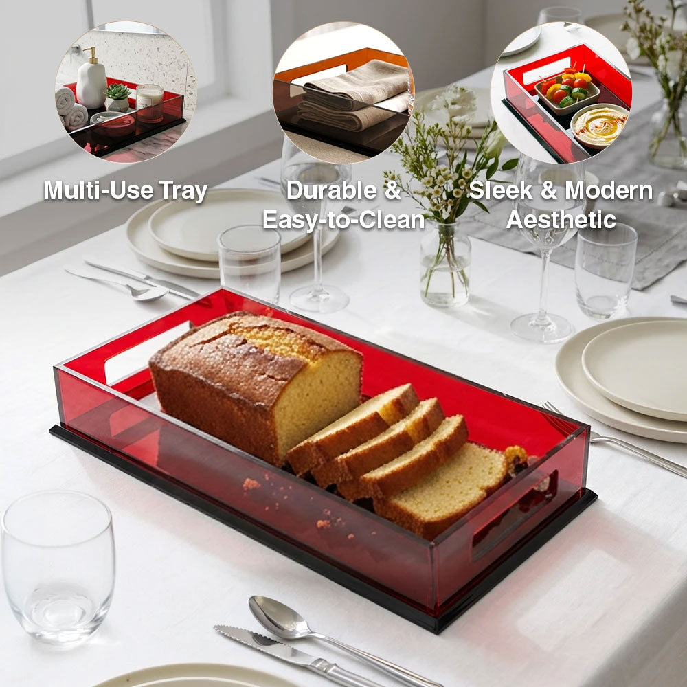 Colored Lucite Tray