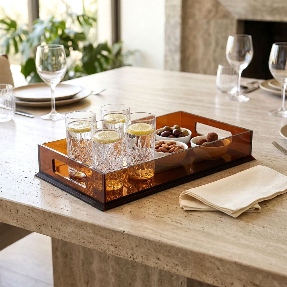 Colored Lucite Tray