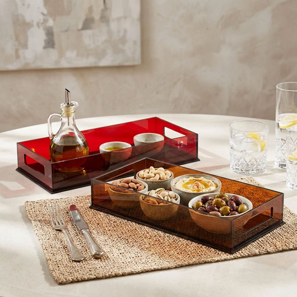 Colored Lucite Tray