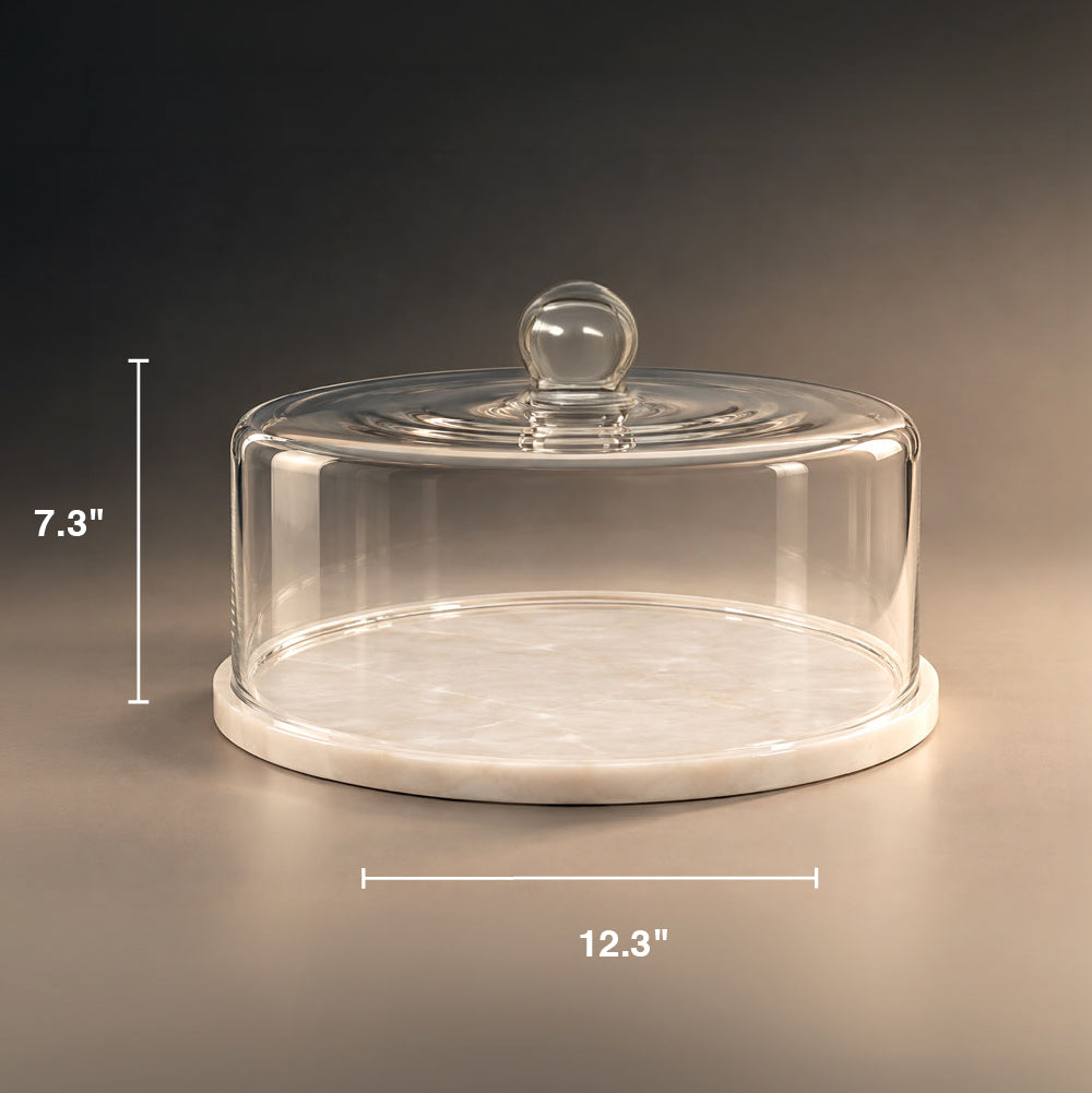 Resin Snow Drift Cake Dome