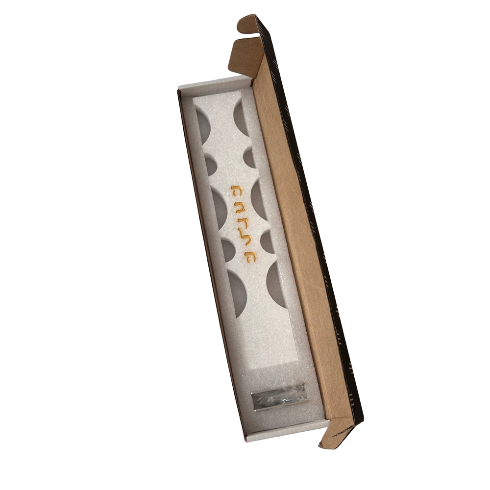 Carved White Pearl Havdalah Candle