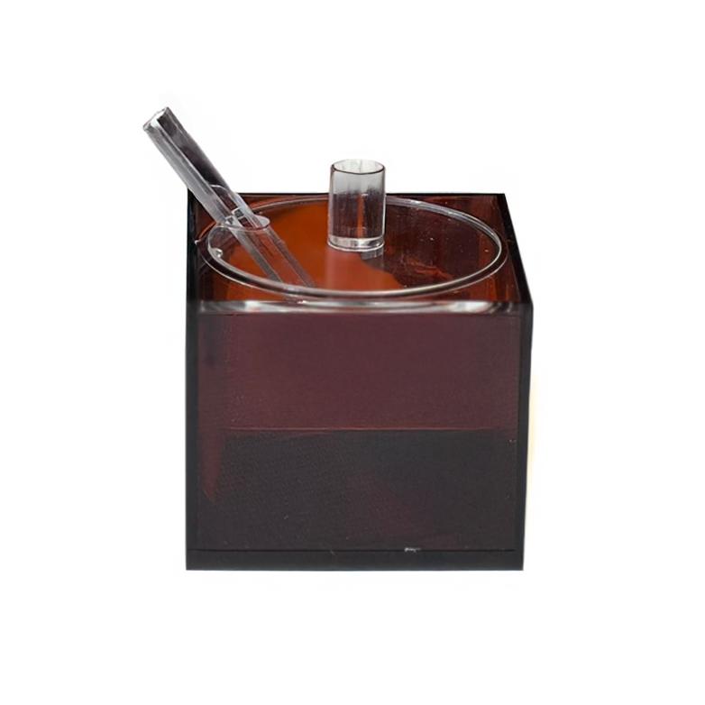Colored Lucite Honey Dish