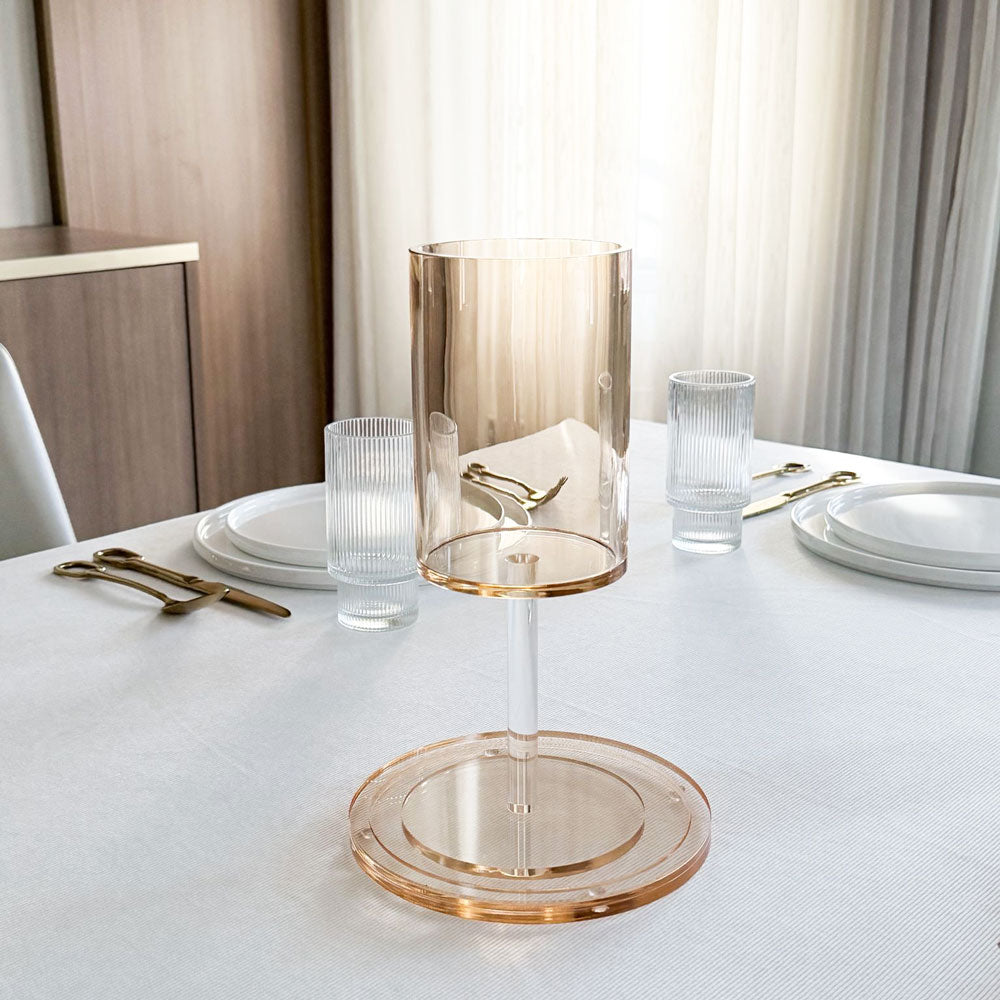 Amber Lucite Kos Shel Eliyahu