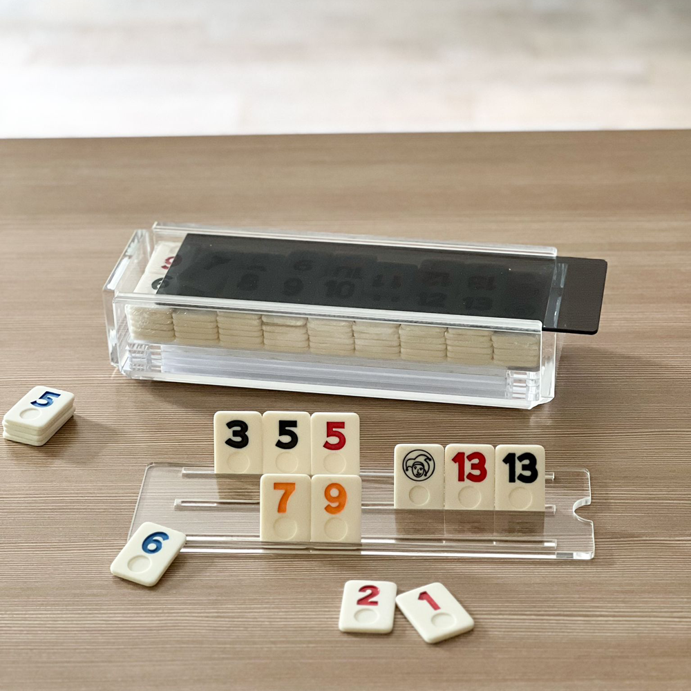 Lucite Rummy Game