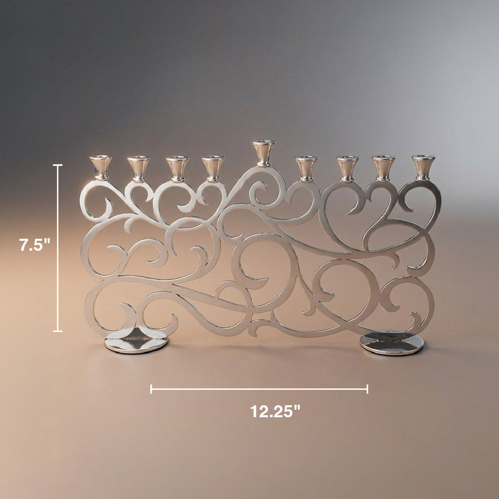 Aristocratic Metal Candle Menorah