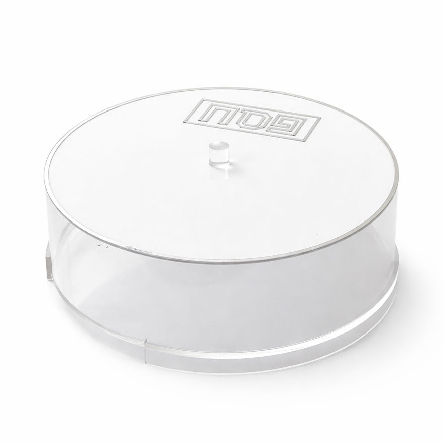 Lucite Matzah Box with Mirror Design