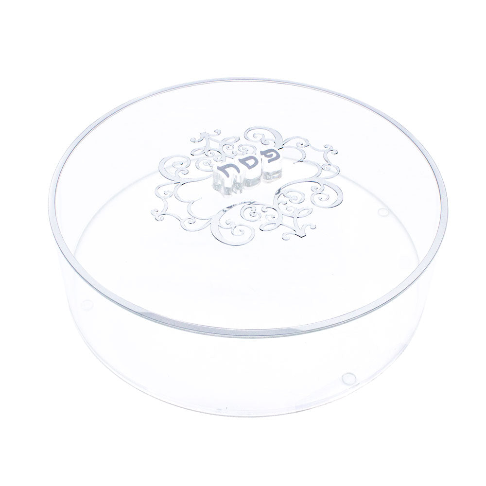 Lucite Filigree Matzah Box