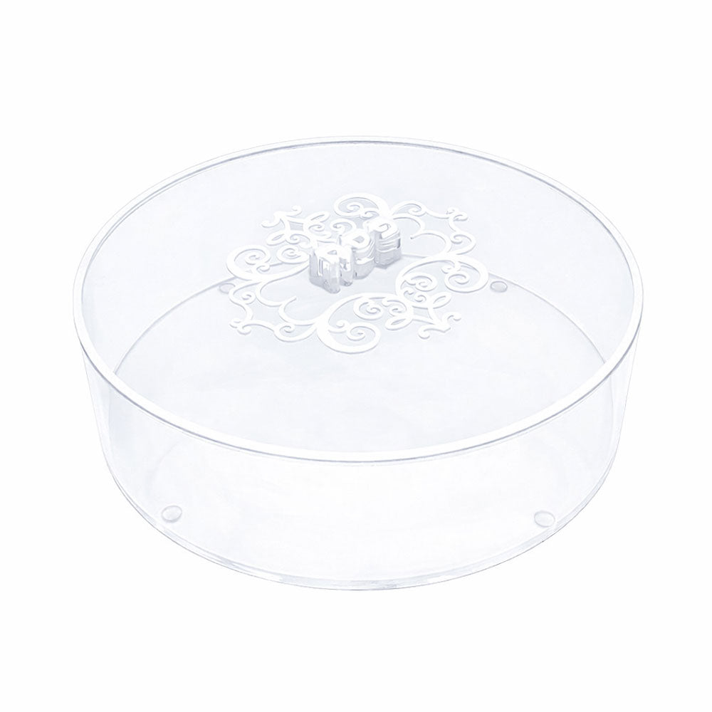 Lucite Filigree Matzah Box