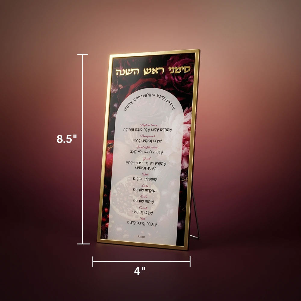 Velvet Orchard Simanim Card Display