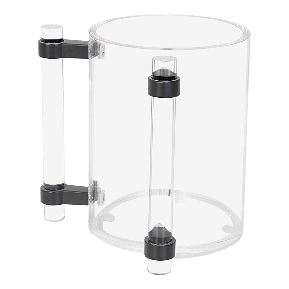 Lucite Wash Cup with Elegant Handles