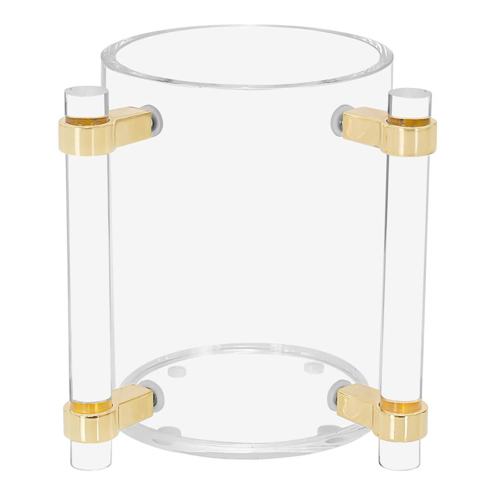 Lucite Wash Cup with Elegant Handles