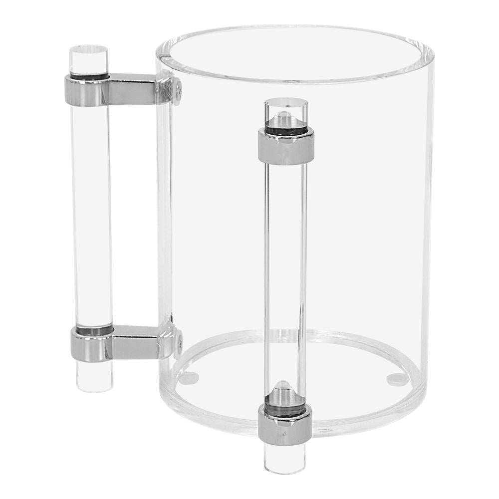 Lucite Wash Cup with Elegant Handles