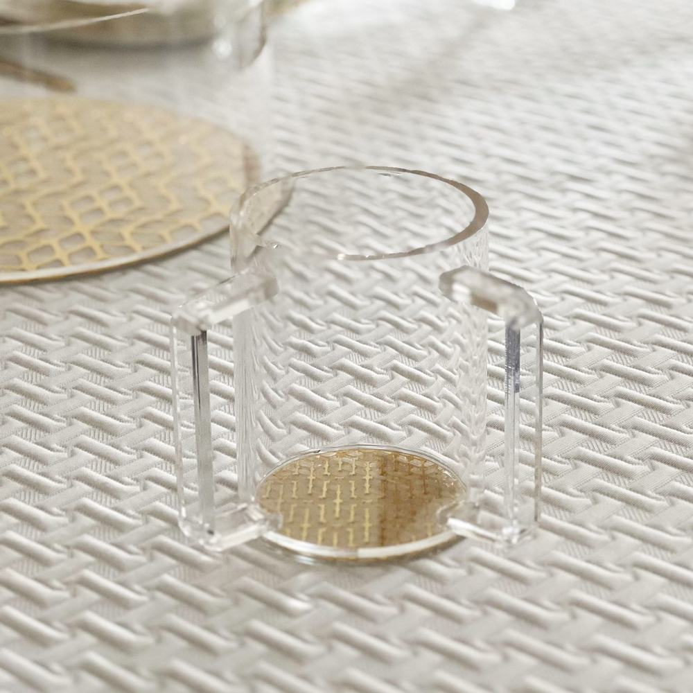 Lucite & Laser Cut Wash Cup