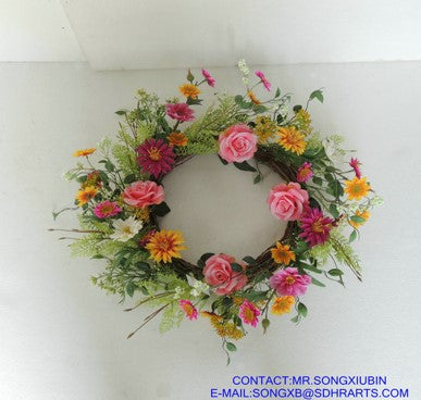 Floral Door Wreath