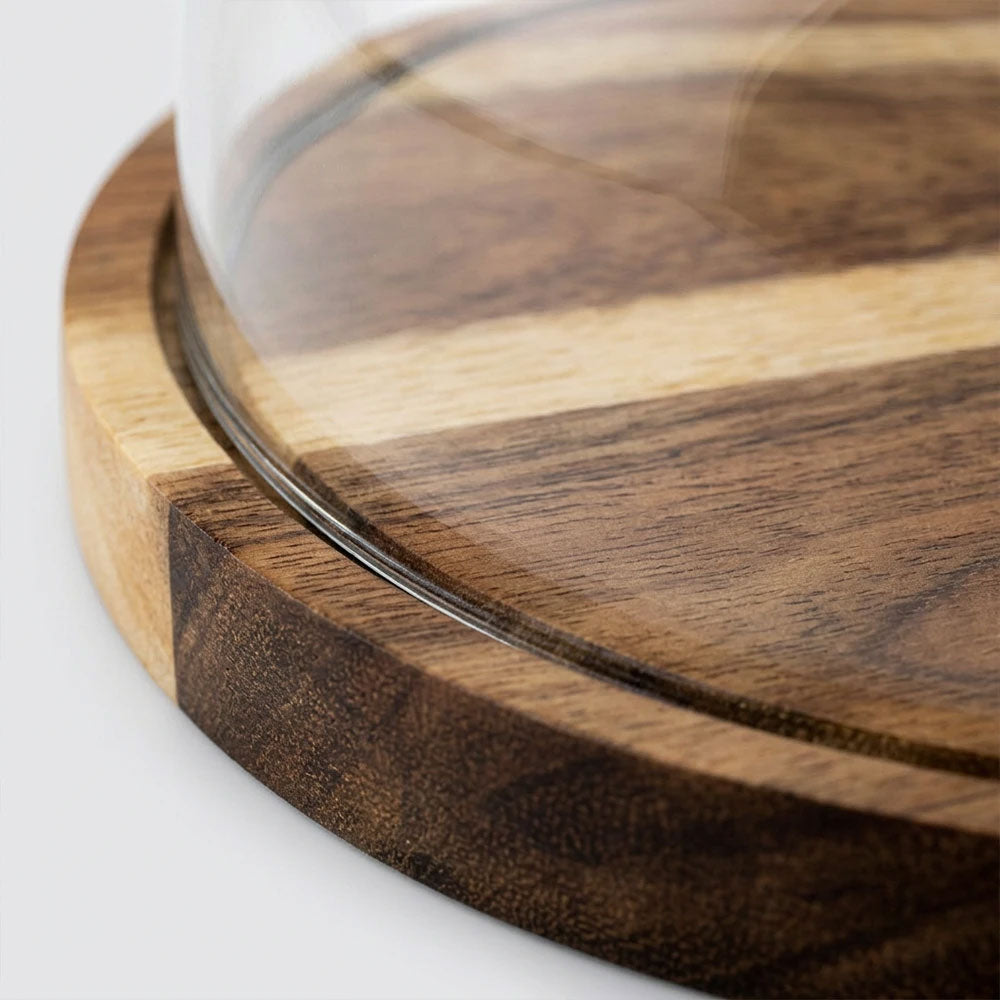 Rustic Wood Cake Dome