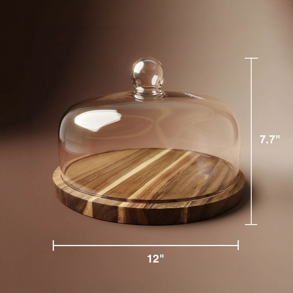 Rustic Wood Cake Dome