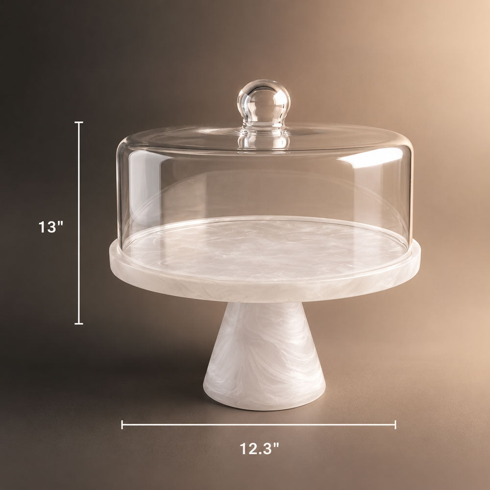 Resin Snow Drift Cake Dome