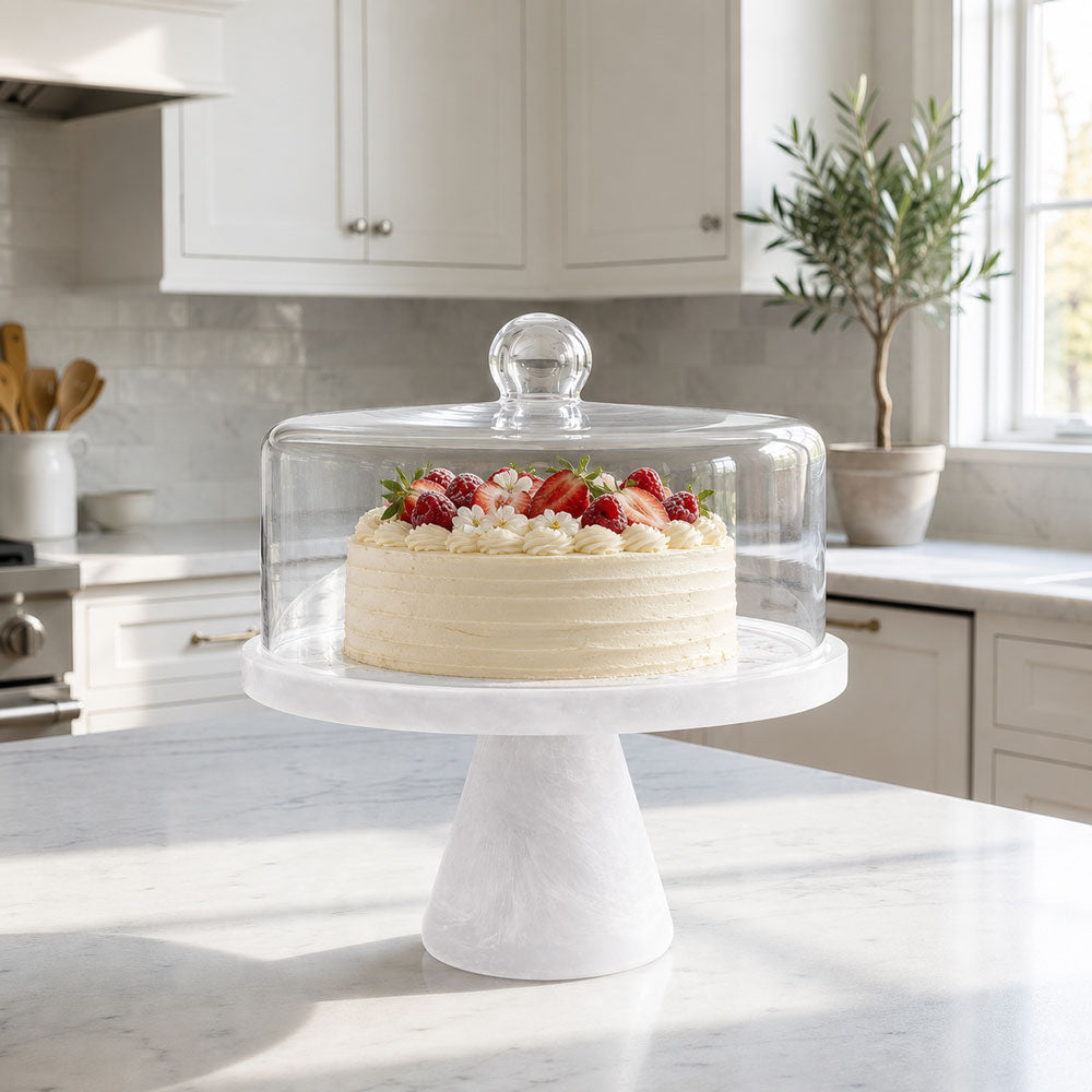 Resin Snow Drift Cake Dome