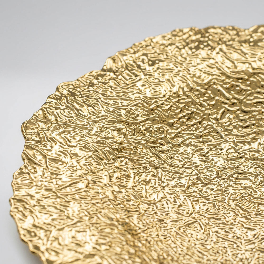 Textured Charger Plates 4pk