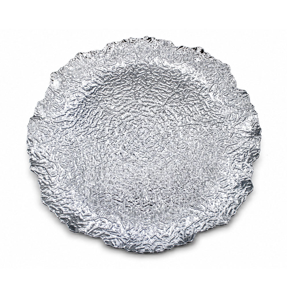 Textured Charger Plates 4pk
