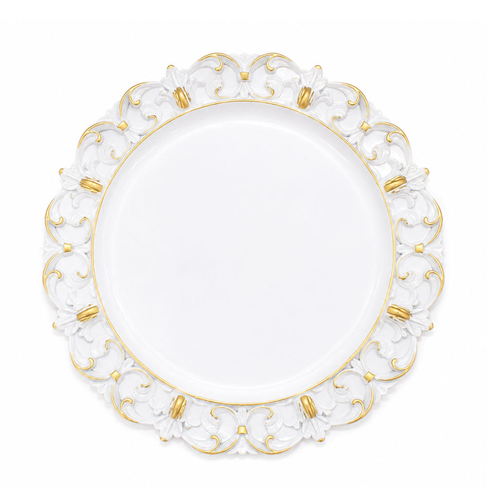 Gold Accent Charger Plates 4pk