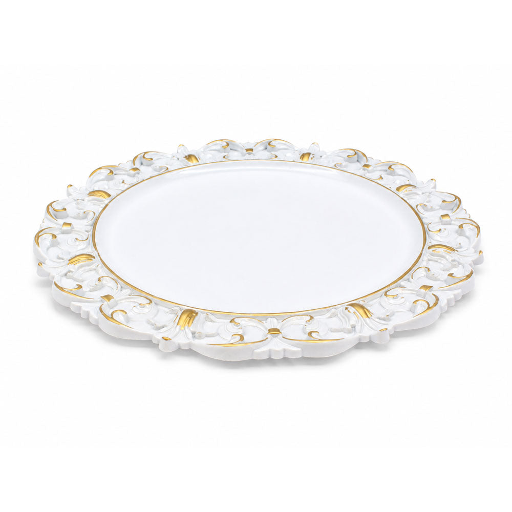 Gold Accent Charger Plates 4pk
