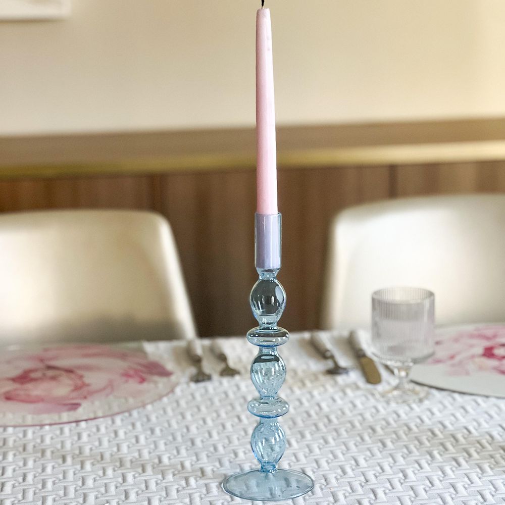 Glass Candle Holder