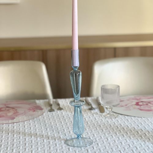 Elegant Glass Candle Holder