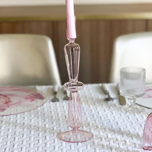 Elegant Glass Candle Holder