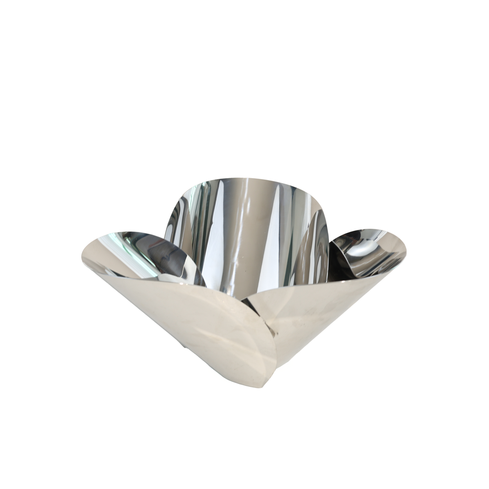 Stainless Steel Curved Bowl