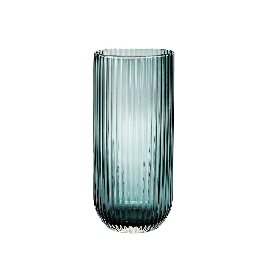Luxe Ribbed Highball Glasses 6pk