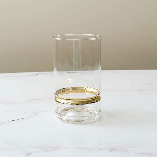 Highball Glasses with Band 6pk